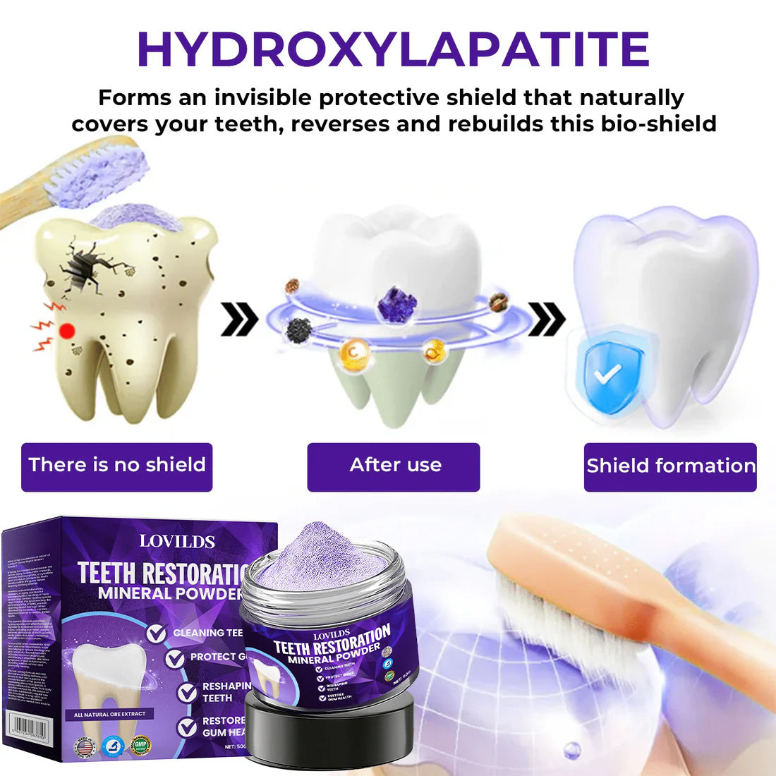LOVILDS Dental Repair Mineral Powder⭐6